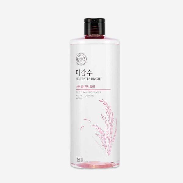 The face shop rice water bright Mild Cleansing Water - 500ml